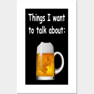 Things I want to talk about - Beer Posters and Art